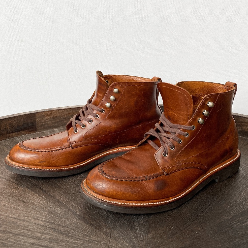 J Crew Size 9 Men’s Restored Leather Boots